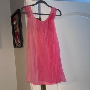 Elegant Pink Vintage Nightgown